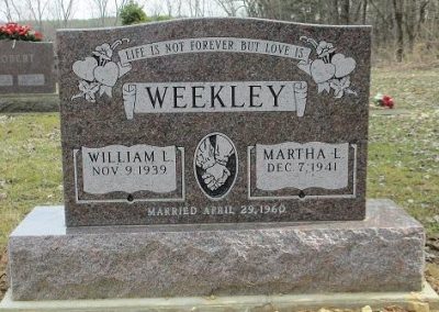 Weekley marker by Mcintire Bradham & Sleek Funeral Home